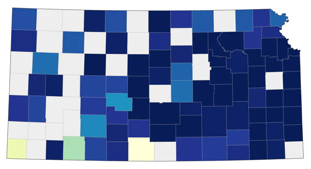 Common Loon county map
