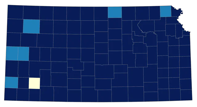 Common Nighthawk county map