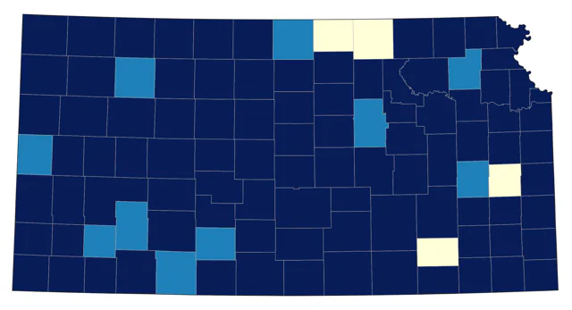 Cooper's Hawk county map