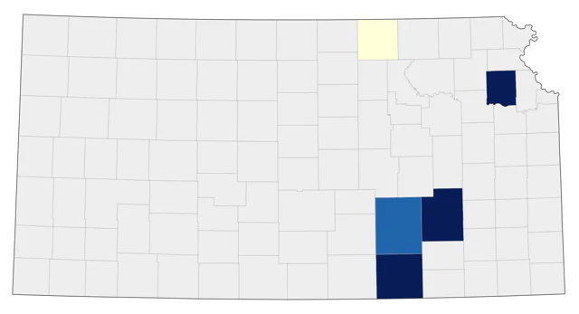 Crested Caracara county map