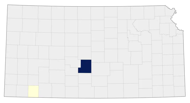 Curlew Sandpiper county map