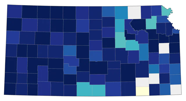 Eared Grebe county map