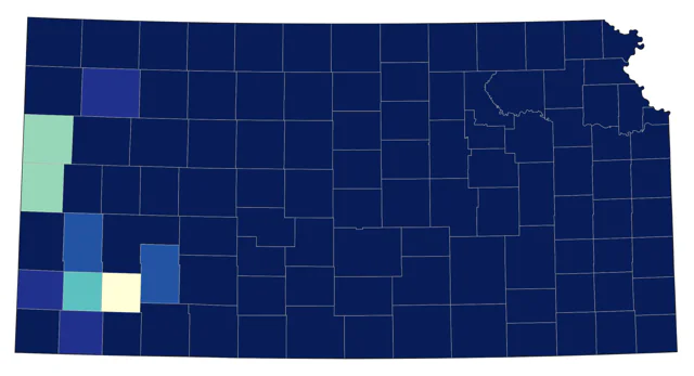Eastern Phoebe county map