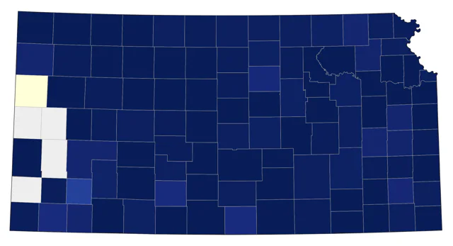 Eastern Screech-Owl county map