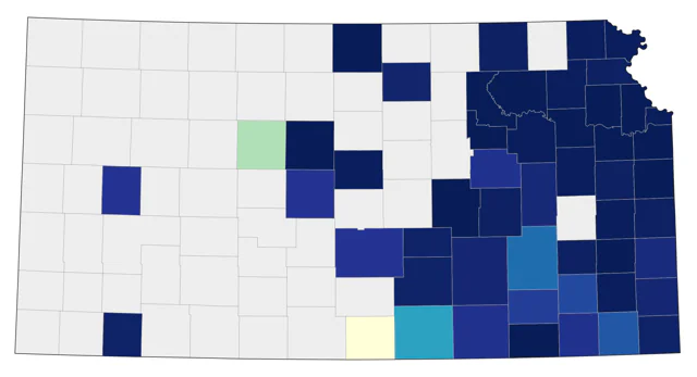 Eastern Whip-poor-will county map