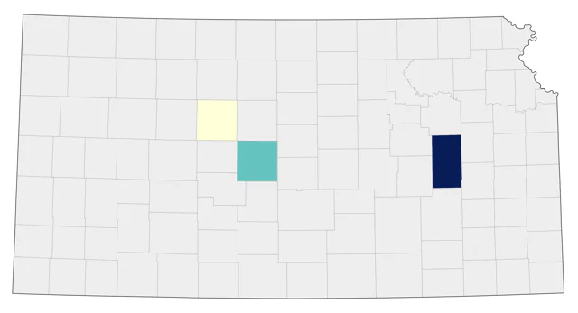 Eskimo Curlew county map