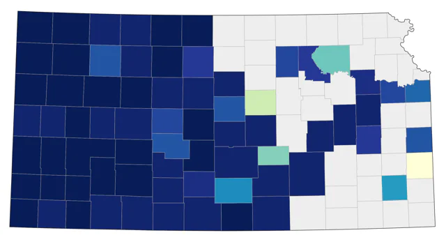 Ferruginous Hawk county map