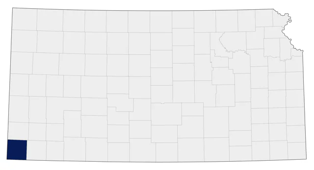 Gray Vireo county map