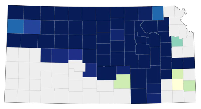 Greater Prairie-Chicken county map