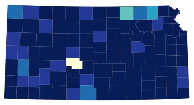 Greater Yellowlegs county map