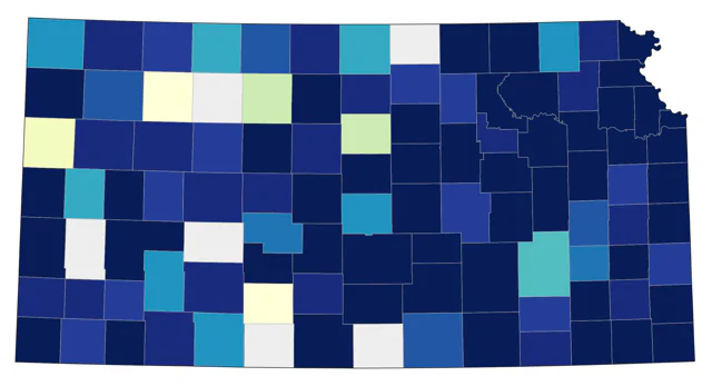 Hermit Thrush county map