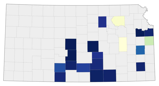 King Rail county map
