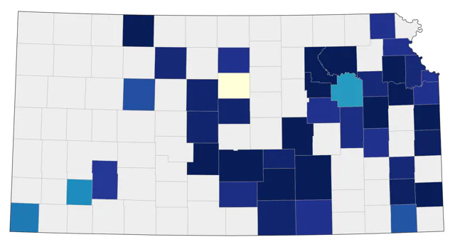 Long-tailed Duck county map