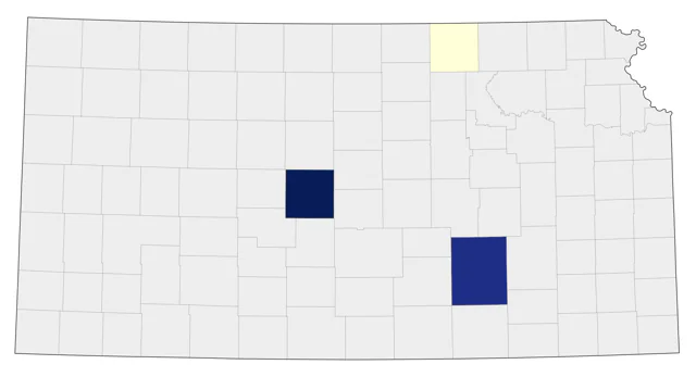 Long-tailed Jaeger county map