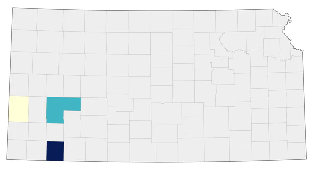 Mexican Duck county map