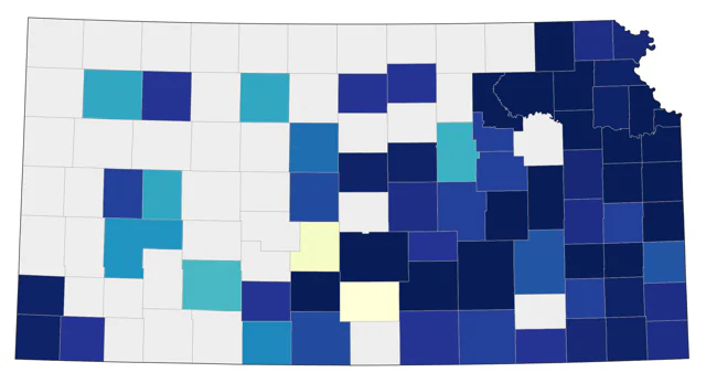 Mourning Warbler county map