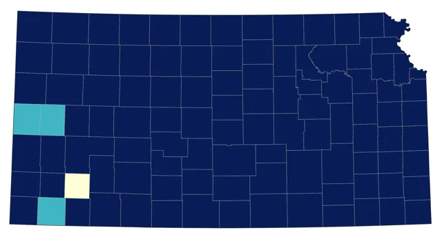 Northern Flicker county map