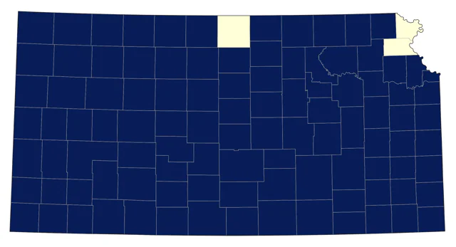Northern Harrier county map