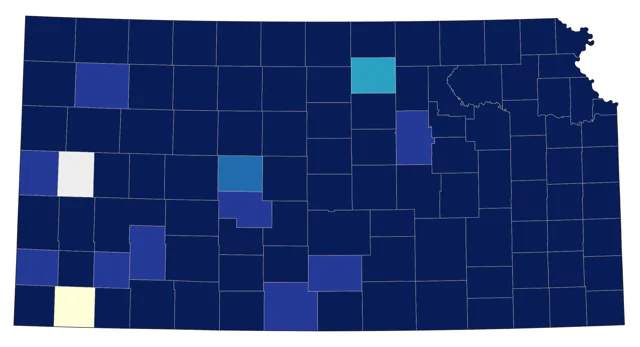 Northern Rough-winged Swallow county map