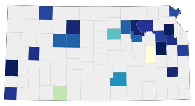 Northern Saw-whet Owl county map