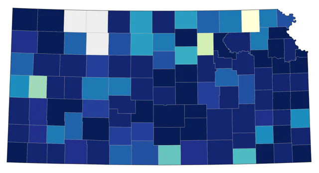 Olive-sided Flycatcher county map