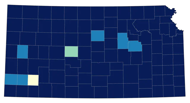 Orchard Oriole county map