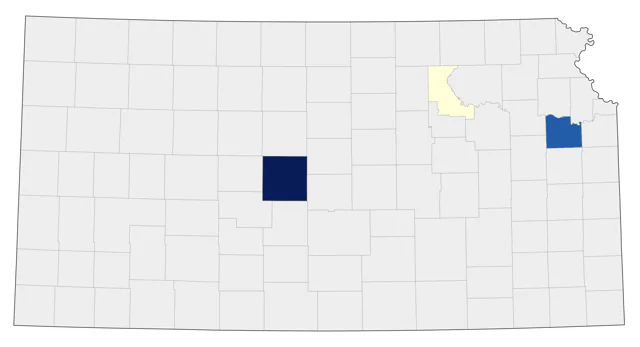 Parasitic Jaeger county map