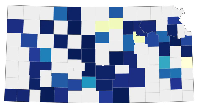 Piping Plover county map