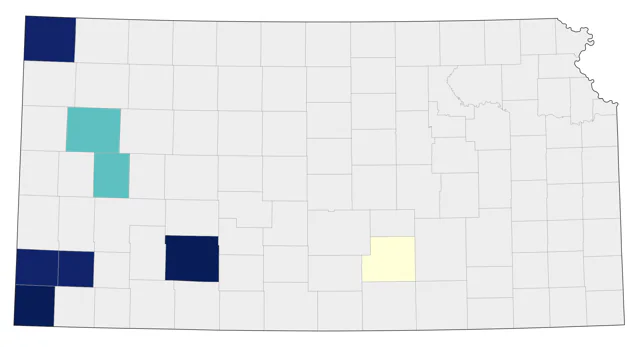 Plumbeous Vireo county map