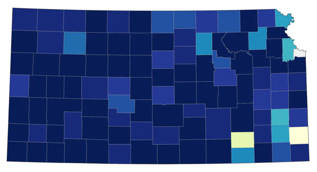Prairie Falcon county map