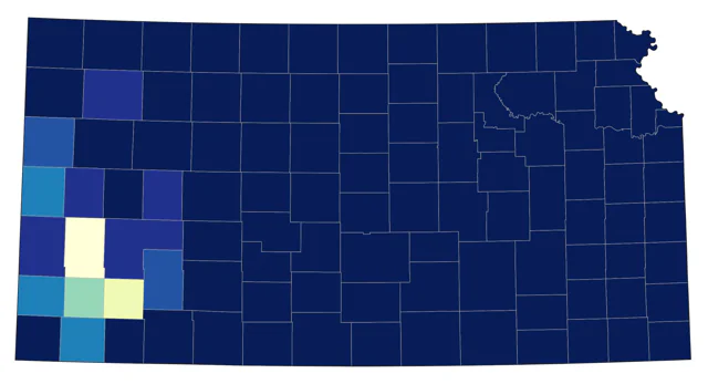 Red-bellied Woodpecker county map