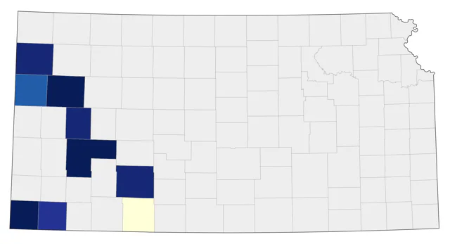Red-naped Sapsucker county map