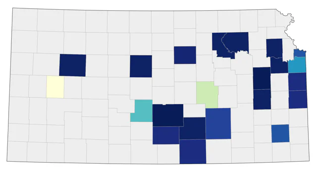 Red-throated Loon county map
