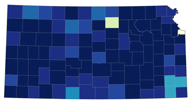 Rough-legged Hawk county map