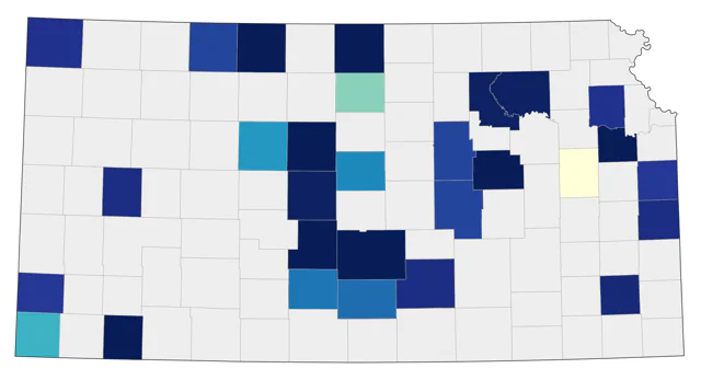 Sabine's Gull county map