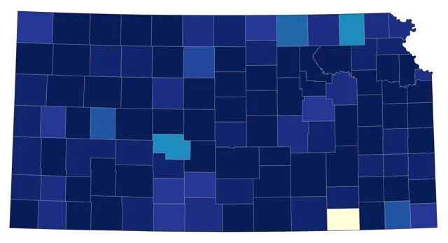 Semipalmated Sandpiper county map