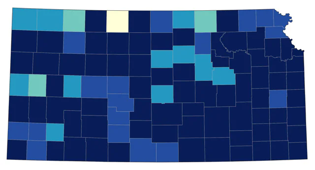 Sharp-shinned Hawk county map