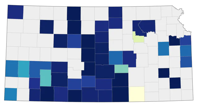 Snowy Plover county map