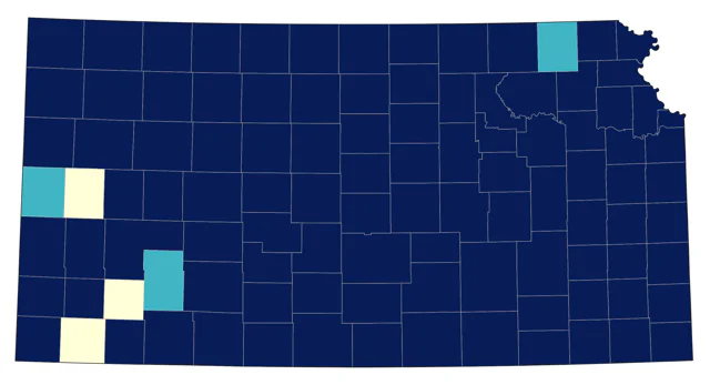 Song Sparrow county map
