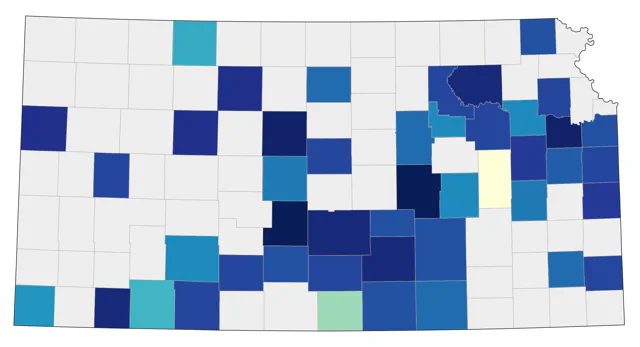 Surf Scoter county map