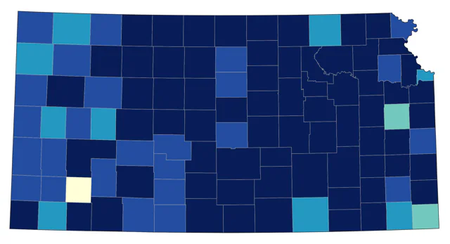 Upland Sandpiper county map