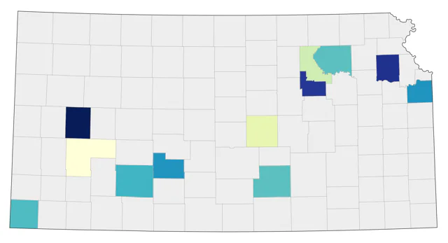 Varied Thrush county map