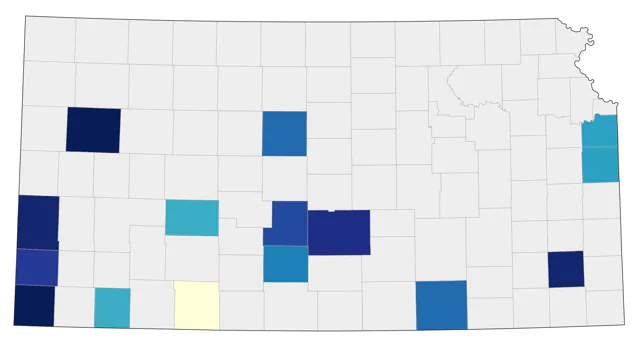 Vermilion Flycatcher county map