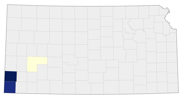 Virginia's Warbler county map