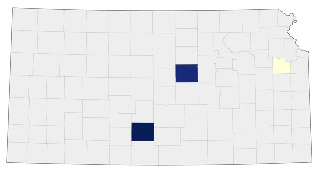 White-throated Swift county map