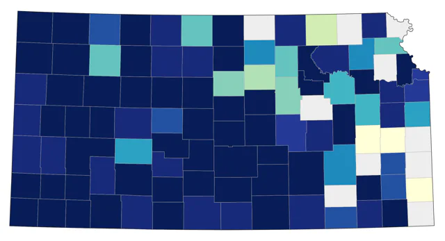 White-winged Dove county map