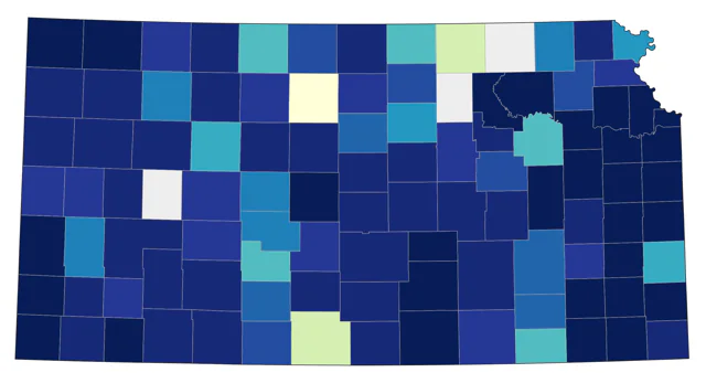 Wilson's Warbler county map