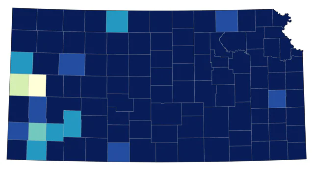Wood Duck county map