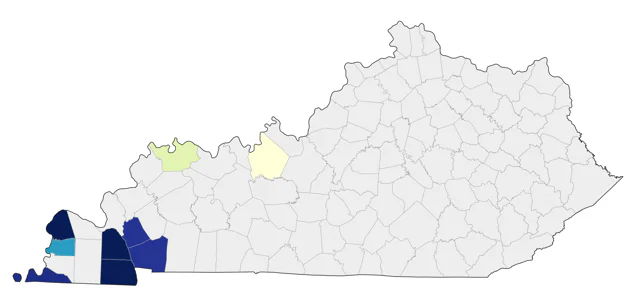 Anhinga county map