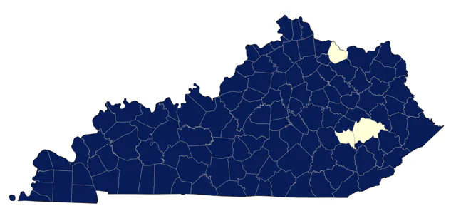Barn Swallow county map